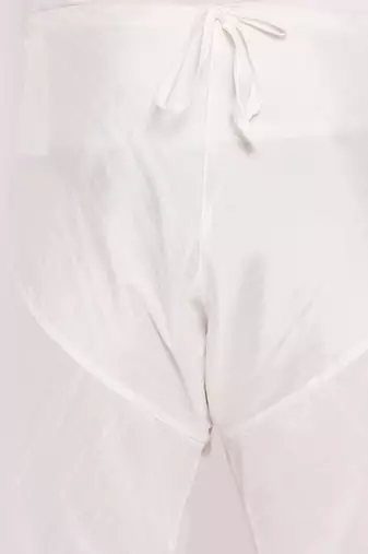 Men's cream silk blend pyjama