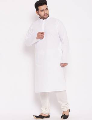 Men's cream silk blend pyjama 5