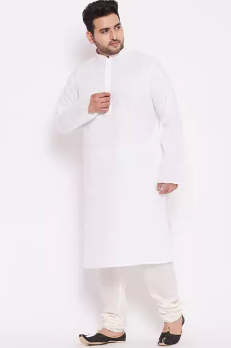 Men's cream silk blend pyjama