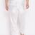Men's white silk blend pyjama