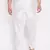 Men's white silk blend pyjama