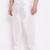 Men's white silk blend pyjama