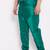 Men's bottle green silk blend pyjama