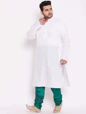 Men's bottle green silk blend pyjama 5