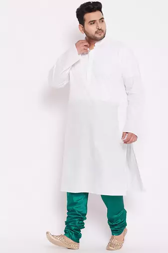 Men's bottle green silk blend pyjama