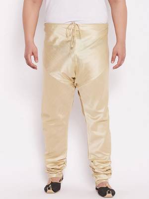 Men's gold silk blend pyjama 1