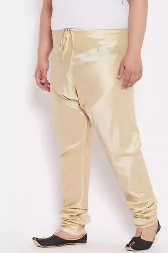 Men's gold silk blend pyjama