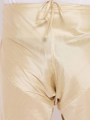 Men's gold silk blend pyjama 4
