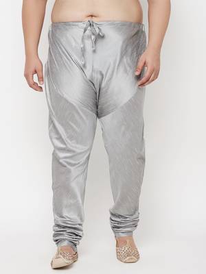 Men's grey silk blend pyjama 1
