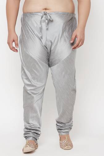 Men's grey silk blend pyjama