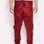 Men's maroon silk blend pyjama
