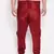 Men's maroon silk blend pyjama