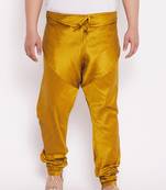 Men's mustard silk blend pyjama