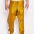Men's mustard silk blend pyjama