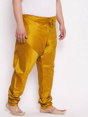 Men's mustard silk blend pyjama 2
