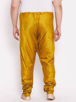 Men's mustard silk blend pyjama 3