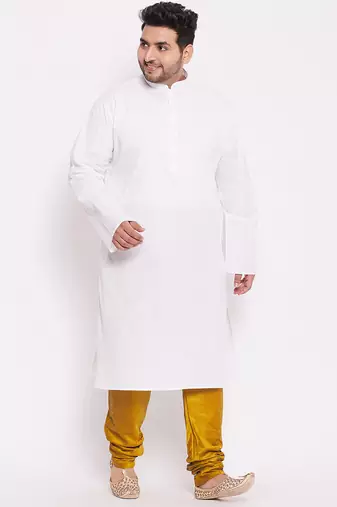 Men's mustard silk blend pyjama