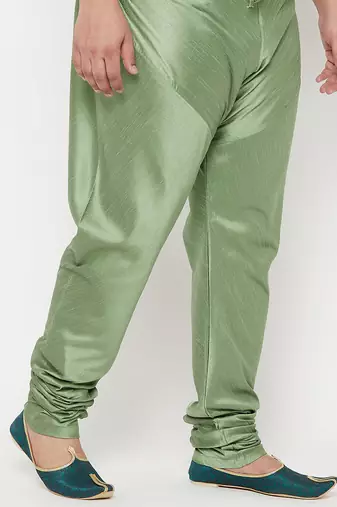 Men's mint green silk blend pyjama