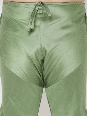 Men's mint green silk blend pyjama 4