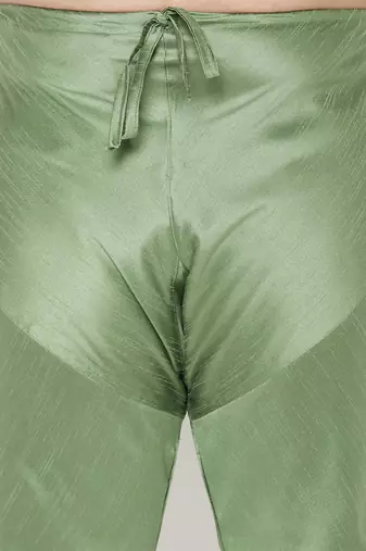 Men's mint green silk blend pyjama