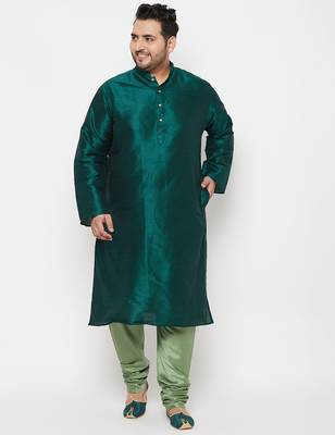 Men's mint green silk blend pyjama 5