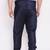 Men's navy blue silk blend pyjama