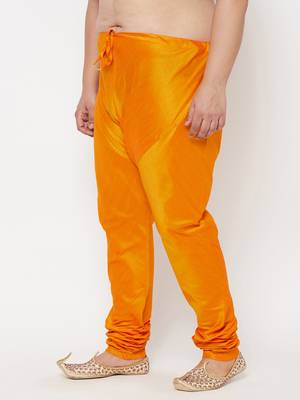 Men's orange silk blend pyjama 2
