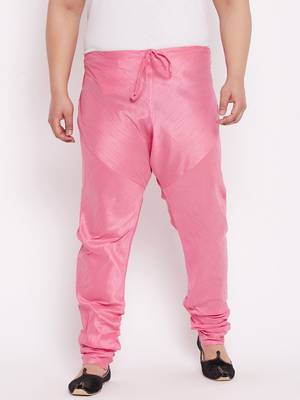 Men's pink silk blend pyjama 1