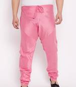 Men's pink silk blend pyjama