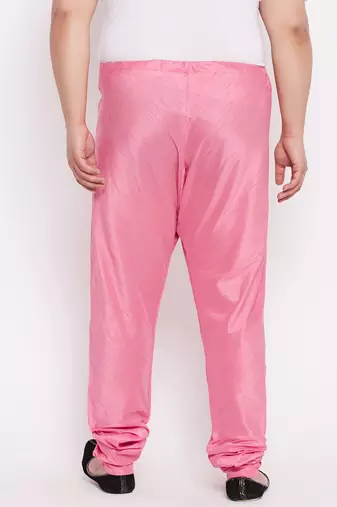 Men's pink silk blend pyjama