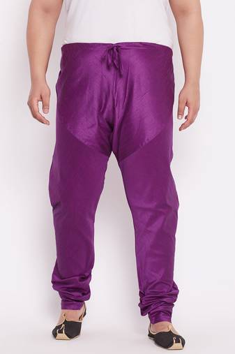 Men's purple silk blend pyjama