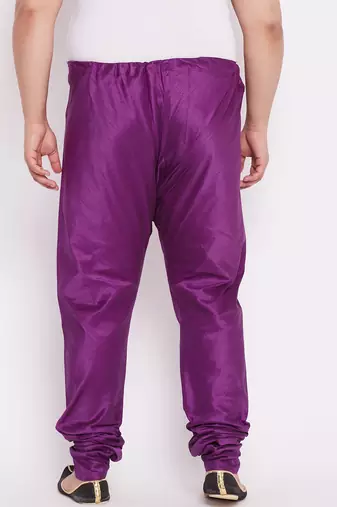 Men's purple silk blend pyjama