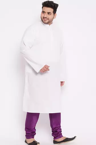 Men's purple silk blend pyjama