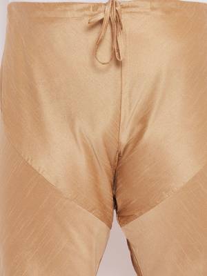 Men's rose gold silk blend pyjama 4