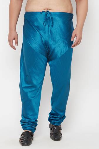 Men's turquoise silk blend pyjama