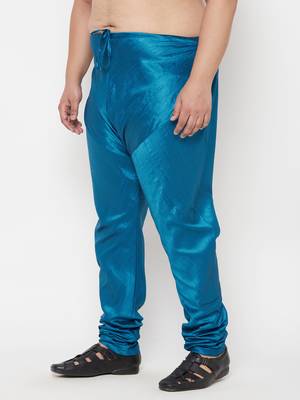 Men's turquoise silk blend pyjama 2