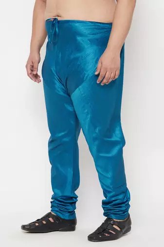 Men's turquoise silk blend pyjama