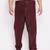 Men's wine silk blend pyjama