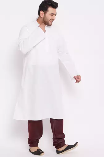 Men's wine silk blend pyjama