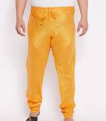 Men's yellow silk blend pyjama