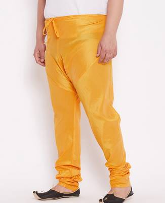 Men's yellow silk blend pyjama 2