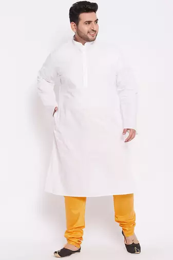 Men's yellow silk blend pyjama