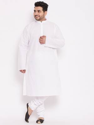 Men's white cotton pyjama 5