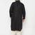 Men's black and cream cotton blend pathani kurta set