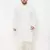 Men's cream and cream cotton blend pathani kurta set