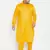 Men's yellow cotton blend pathani kurta set