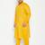 Men's yellow cotton blend pathani kurta set