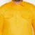 Men's yellow cotton blend pathani kurta set