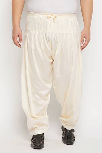 Men's beige cotton blend pyjama