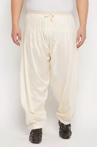 Men's beige cotton blend pyjama